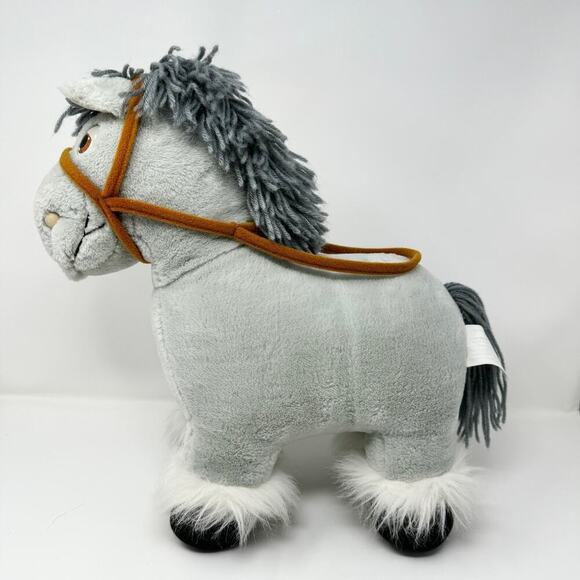 VTG 1984 Coleco Cabbage Patch Kids Gray Show Pony Plush CPK Toy Stuffed Animal - Picture 5 of 12